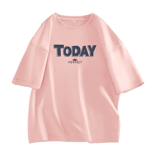 Jeanswest white trendy top for women 2025 spring new chic loose cotton fashion women's fashion JR powder 835A 175/96A/XL