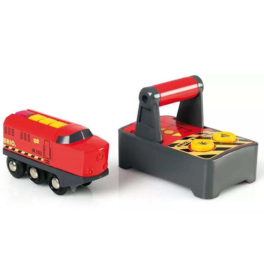 BRIO火车系列 红色遥控小火车 29cm 仿真复古 儿童玩具 生日礼物