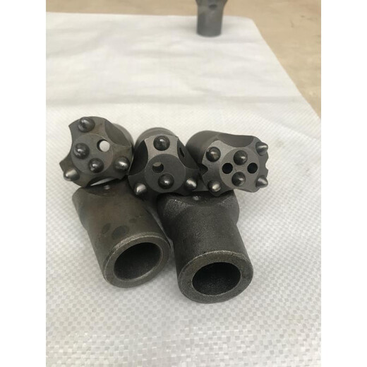 Planka 40 ball tooth drill bit cold pressure pile driving pneumatic drill column tooth triangle plum blossom mine tunnel rock drill drill bit 384 teeth