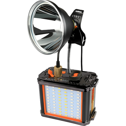 Xihuang (Xihuang) Superheller 9900 großer Kapazität Starker leichter Ladelicht Scheinwerfer Outdoor LED FISHING ERE ERE LANGE-RANGE SEECKLIGHT LICHT WUJI LICHT ALTENDE Himmel schwarz zwölf Lithiumbatterie P50 Lampe Perle Weißes Licht weiß Licht