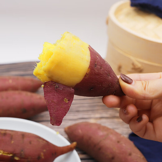 Buen granjero Baocai Shandong Durian Camote Camote Marsali Peso neto 4,5 Jin Jin equivale a 0,5 kg Una sola fruta aproximadamente 100 g + directamente de la fuente