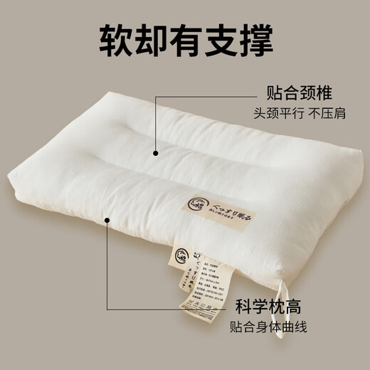 KING SHORE Type A pillow, washed cotton shaped pillow, kindergarten student dormitory pillow core, 40*60cm single