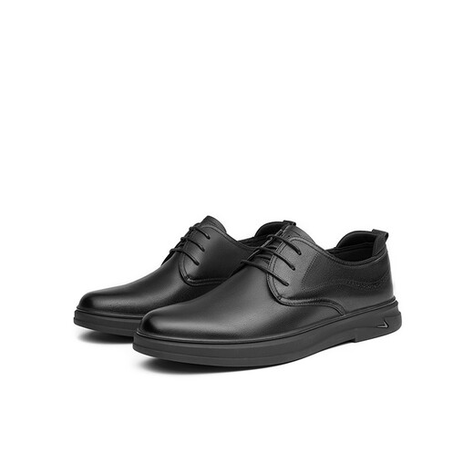Red Dragonfly Leather Shoes Men's New Business Leather Shoes Men's British Style Casual Men's Leather Shoes Commuter Low Top Men's Shoes WTA12127 Black (WTA12127) 44
