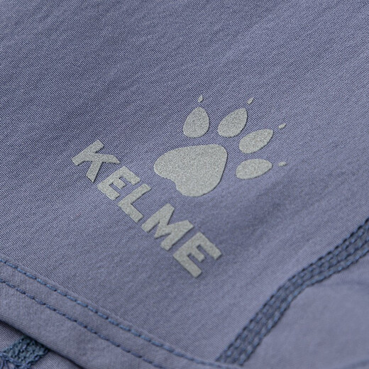 KELME/卡尔美 运动短裤女春季新款速干瑜伽裤防走光健身跑步训练裤 灰蓝色 XL【170/76A】