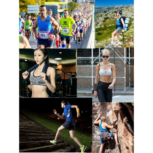 Baichao running mobile phone arm bag wrist bag mini sports fitness mobile phone case universal breathable hand sleeve arm bag wrist bag for men and women K12 weight 80 to 130 Jin Jin equals 0.5 kg S size recommended