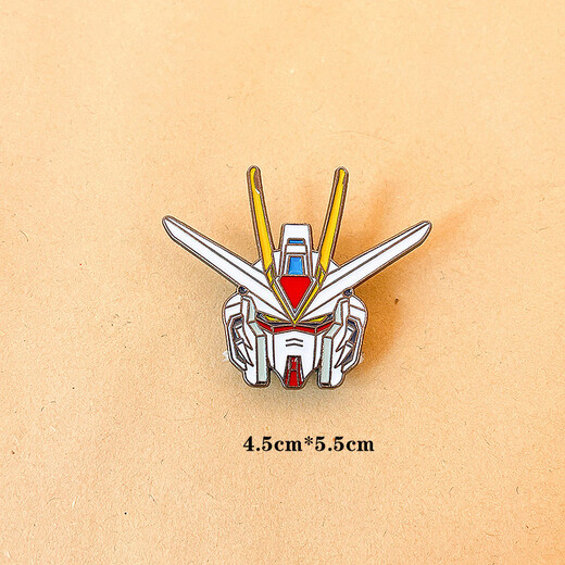 LEMIAO Gundam Robot Mobile Suit Brooch New Trendy Personality Cute Japanese Badge Cartoon Pin Couple Accessories 2# Unicorn A24-209