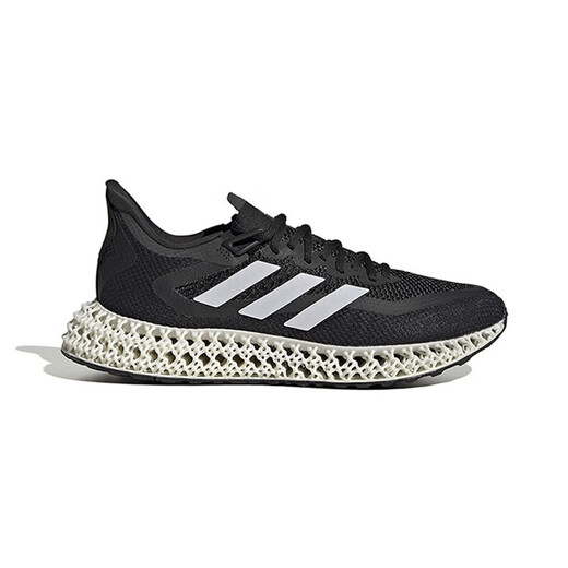 阿迪达斯 （adidas）男鞋2025新款夏季4D打印鞋跑步鞋轻便透气休闲鞋缓震舒适运动鞋 GX9249黑色骨白 42