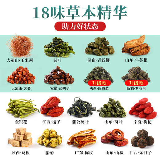 源客行玉米须桑叶茶蒲公英青钱柳绞股蓝罗布麻山楂养生茶茶包 巩固款1500克  150包  5盒