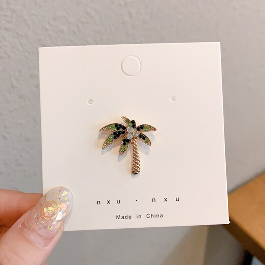 VISIT brooch for women Japanese personality trendy and cute small anti-exposure buckle gift gfn pony gtrd