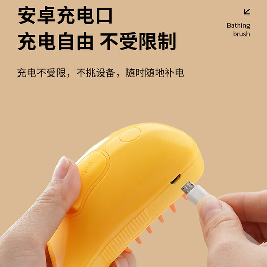 Pilot Pet Spray Massage Comb, one-click spray to prevent hair loss, bathing cats and dogs, combing artifact, and stroking cats