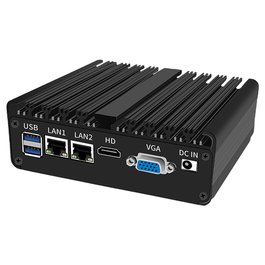 Timestron H30 double carte réseau double port série RS485 ordinateur industriel processeur J6412 quad-core I3I5I7 hôte d'ordinateur quad-core J4125 J1900 N2840 carte mère intégrée n100 H30 double réseau double série J1900 DDR3L 4G mémoire 128G SSD