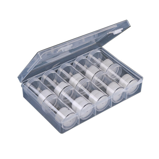 Coin tube storage box Peking Opera Art Snake Zodiac Banknote Commemorative Coin Collection Box Banknote Coin Coin Protection Bucket 10 30mm tubes + storage box