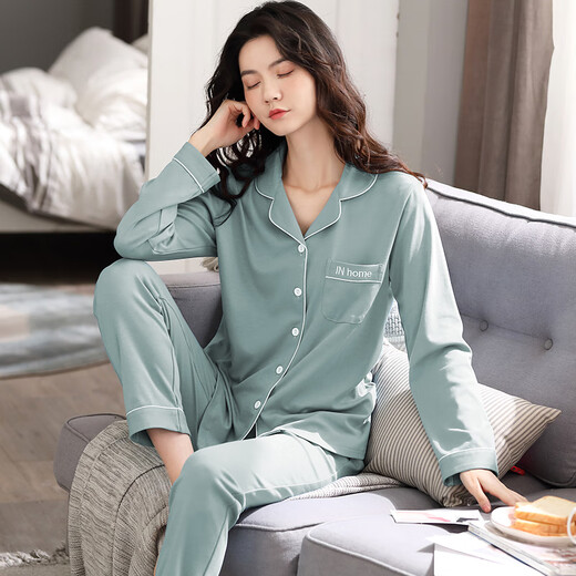 Zhidoudou jieyang Pajamas Guangzhou Origin Pajamas Women ins in in style осень и зима 2024 г. Новый интернет-знаменитость большого размера x9902 м (80-100джун [JIN равно 0,5 кг])