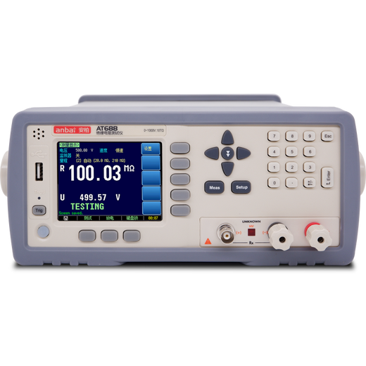
Amber anbai digital insulation resistance tester AT686 high voltage leakage current detection AT682 AT688 [10T/1KV reading 20000 words]