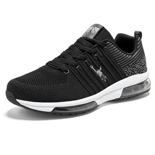 
Jordan Gran casual shoes breathable men's shoes extra large size student running shoes extra large size lightweight board shoes air cushion sports shoes men black gray 9880 size 39