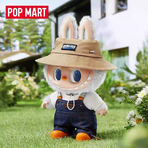 Bubble Mart LABUBU vinyl doll plush Labu Bu Chun Ye at home decoration trendy doll gift ready stock Chun Ye at home 17cm Xiao Chun Ye genuine fidelity ready stock quick delivery