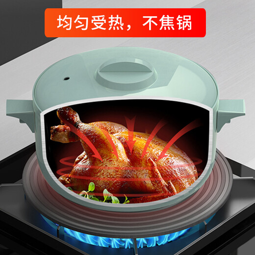 MAD SHARK heat conduction plate gas stove heat conduction plate German household thawing plate enamel pot anti-burn black heat conduction sheet diameter 24CM + thickness 3mm