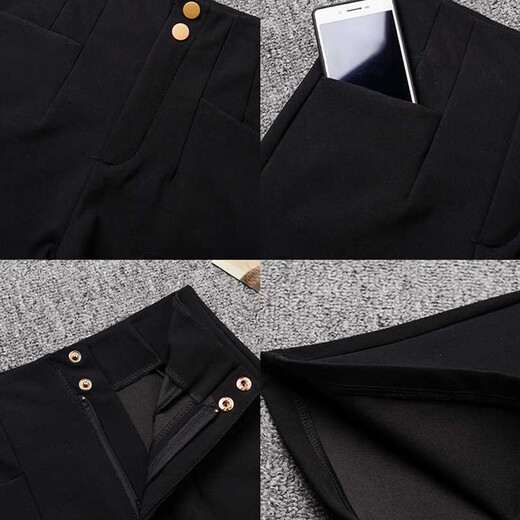 LeCali High Waist Shorts Spring and Summer Hot Pants Women's Leggings Boot Trousers Tight Dance Pants for Outerwear and Versatile A-Line Suit Style High Waist Shorts No Velvet XL 130Jin Jin is equal to 0.5kg