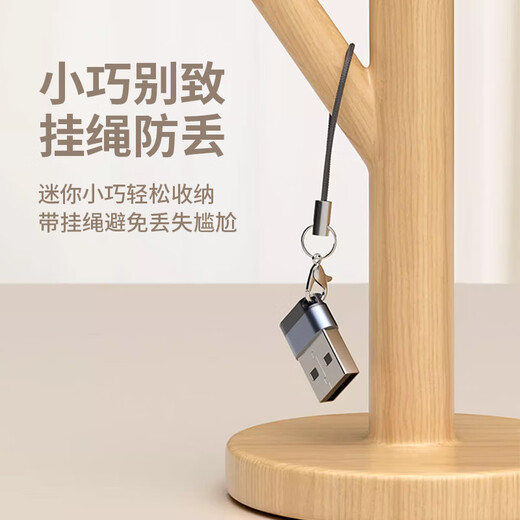 Philips (PHILIPS) USB to Type-C adapter computer USB male to USB-C female interface charging data cable converter suitable for Huawei headphones notebook Xiaomi mobile phone