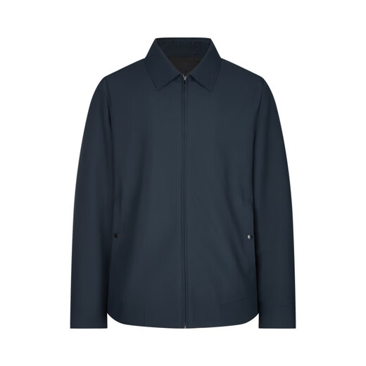 K-Boxing Men's Spring and Autumn Waterproof Lapel Business Executive Jacket | NKDG3005 Dark Blue 180/XL