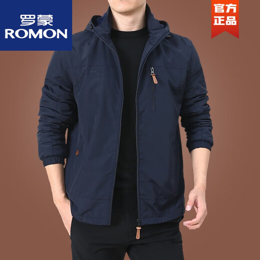 
ROMON (ROMON) jacket men's spring and autumn men's outdoor American windproof and waterproof style. Clothes men's autumn sports jacket military green 9898 style plus velvet 3XL