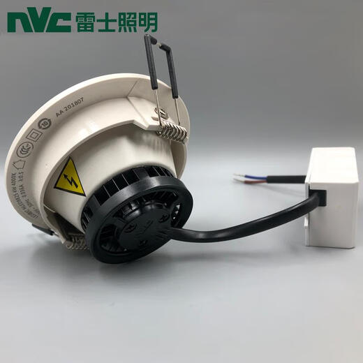 Leishi Lighting Leishi светодиодные нисходящие антипроходные потолочные коридоры и проход, проходной, 7,5 см гостиной Nled9825 9835 Nled983/6 Вт теплый белый свет-85 мм. Цветовая температура 400 400