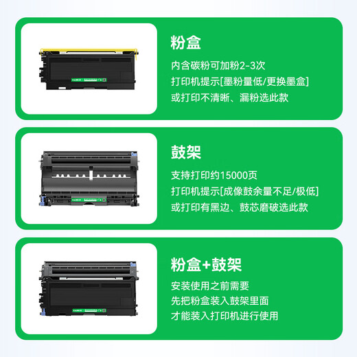 才进适用联想LT2020粉盒M7120 M7020 7030 LJ2000硒鼓M3120 3020打印机 【鼓架】成像鼓13000页-1支
