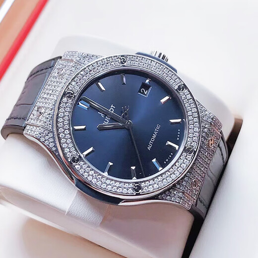 [Second-main 95 New] Hublot (Hublot) Classic Fusion Series Men's Watch 511.nx.7170.lr Automatique Business Men's Watch 45 mm-Rear Diamond-Set-511.nx.7170.lr