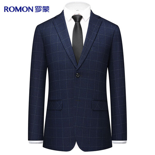 Luo Meng suit men's slim professional formal wear stretch suit suit business groom's suit wedding dress men's clothing