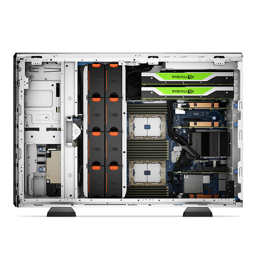 戴尔（DELL）【T550】【塔式服务器主机】计算加速台式电脑主机 2颗4314 32核 2.4G 32G丨2块480G+3*4T丨H755