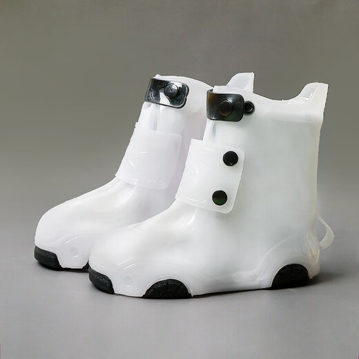 Zhu Xiamingji children's rain boots cover for boys and girls thickened anti-slip shoes cover for primary school students waterproof rain boots cover for kindergarten children's rain boots sky blue [30/31] size