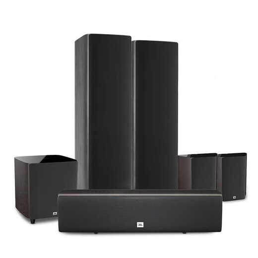 
JBL STUDIO 698 Home Theater Audio Set Home Speaker Wooden HIFI Floor-standing Dual 8-inch Bass Unit Living Room Professional Cinema 698 Dark Wood + 3800 Power Amplifier