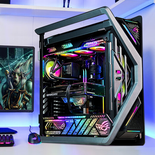 ASUS (ASUS) ROG Family Bucket Genesis Host 5090 5080 Night God 5070Ti Raptor 9800X3D Thousand Frames E-Sports Game Live Video Editing DIY Assembly Computer Complete Machine Twenty R9 9950X3D+RTX5090 Night God