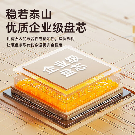 捷移22t移动硬盘10t大容量20t桌面存储16t高速企业级CMR垂直机械硬盘12t笔记本电脑电视机外置8t4t硬盘 企业级移动硬盘8TB【送防震包 | 顺丰发货】