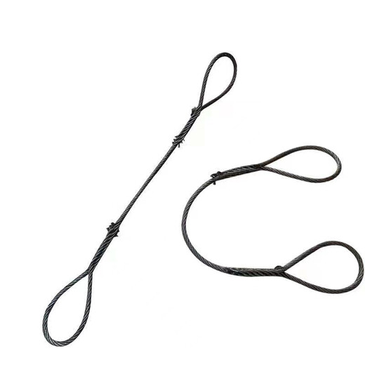 Snow battle lifting wire rope (4 meters long, bearing capacity 10 tons, including hooks and rings) set