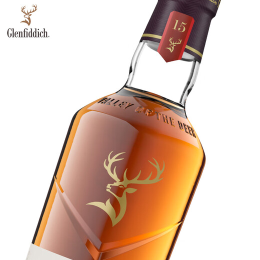 格兰菲迪（GLENFIDDICH）核心系列15年单一麦芽威士忌洋酒礼盒700ml 格兰菲迪15年蛇年礼盒
