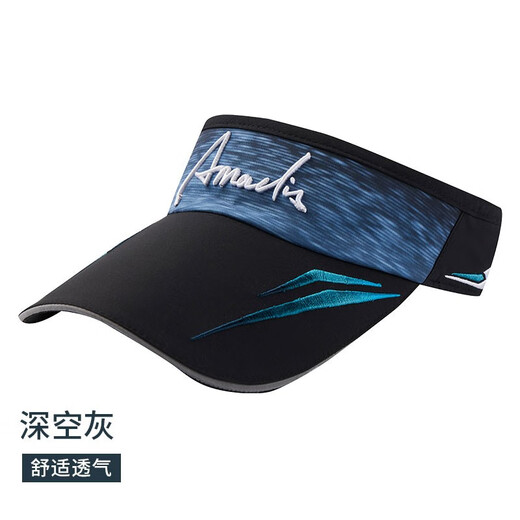 Amadeus Degora Fishing Sunscreen Hollow Top Hat Sunshade Long Tongue Men's Summer Breathable Peaked Hat Luya Fishing Hat Starry Sky Blue One Size