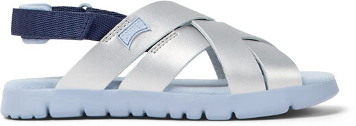 CAMPER Girls' Slingback Flat Sandals Medium Gray 012 3.5 Older Kids