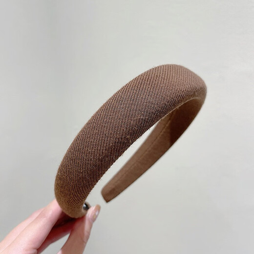 Jiuvia hairpin hairband female sponge high skull wide edge face wash headband Korean version Internet celebrity new hair bundle autumn and winter pressed hair face small head jewelry JYFG029 random one piece