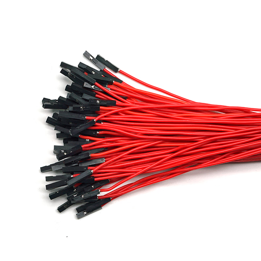 Throwing Stones 1P Rehearsal DuPont Wire 26AWG Silicone Insulated Wire High Temperature Resistant Electronic Wire Experiment Consumables 100 in a Bundle 20cm Wire Length 100/piece Red 30cm Female to Female