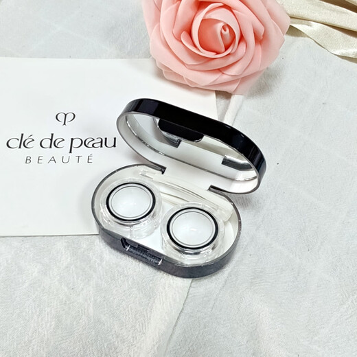 Miaomou simple new contact myopia glasses box high-quality contact lens box care partner double box 052csyy black
