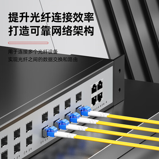 诺可信（Nokoxin）光纤跳线电信级 LC-LC单模双芯 低烟无卤光纤线 收发器尾纤 LC-LC单模双芯跳线/低烟无卤 10米