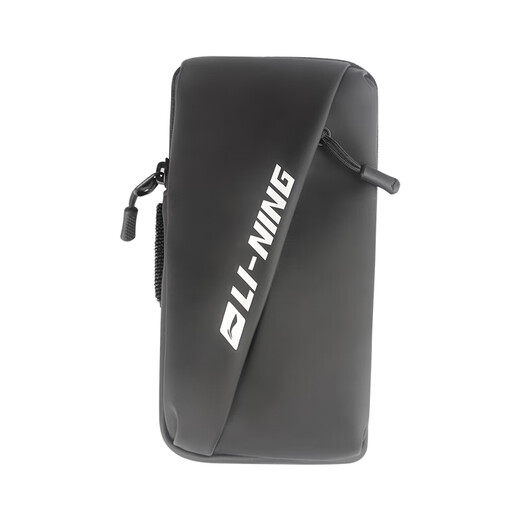 Li Ning (LI-NING) Sports Running Arm Pack Fitness Cycling Outdoor Lightweight Sports Arm Mobile Phone Pack Storage Bag Waterproof Protection Case Black