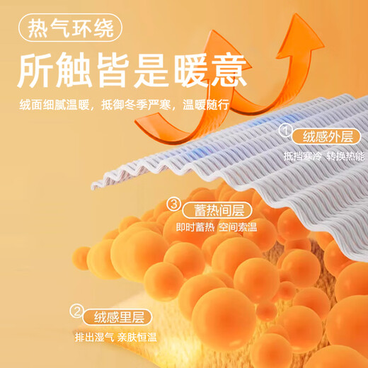 GENIOLAMODE毛衣男款秋冬季加绒加厚防寒保暖一体绒圆领打底针织衫 黑色 XL