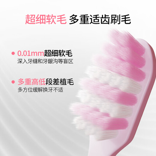 Lion Little Lion Children's Toothbrush 6-9 Years Old Imported Baby Fine Soft Bristle Toothbrush Toddler Color Random Popular Product