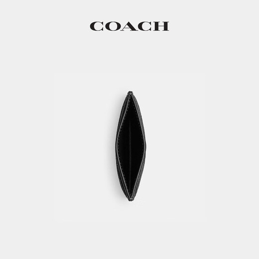 蔻驰（COACH）女士PILLOW菱格纹绗缝卡包 LH/灰蓝色
