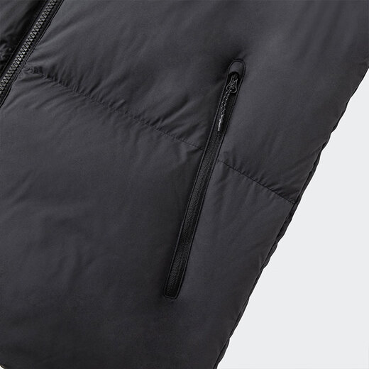 Adidas Herrenkleidung geschwollene JKT warme Technologie warme 600 Taschenhaube Duck Down Bread Down Jacke JV6187/Schwarzkonserve Warm 600 Tasche M (175)
