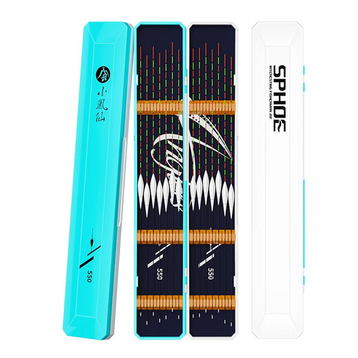 Luo Zhuodou multifunctional float box ABS double-layer lengthened and widened large-capacity float sub-line box anti-fall and pressure-resistant fish float storage box Blue and white mini portable float box 50CM large-capacity ABS anti-fall box