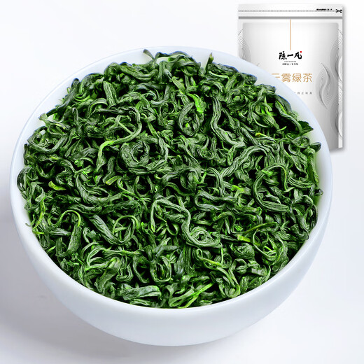 陈一凡 茶叶高山云雾绿茶 明前2025年新茶一级春茶浓香型耐泡散装500g