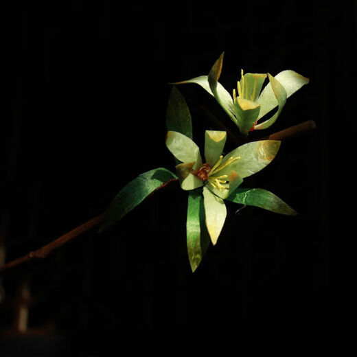 Meng Junchen's intangible velvet flower hairpin, ancient style hairpin, plum blossom, orchid, bamboo and chrysanthemum, retro Hanfu accessories, national style cheongsam, headdress, hair accessories, plum blossom